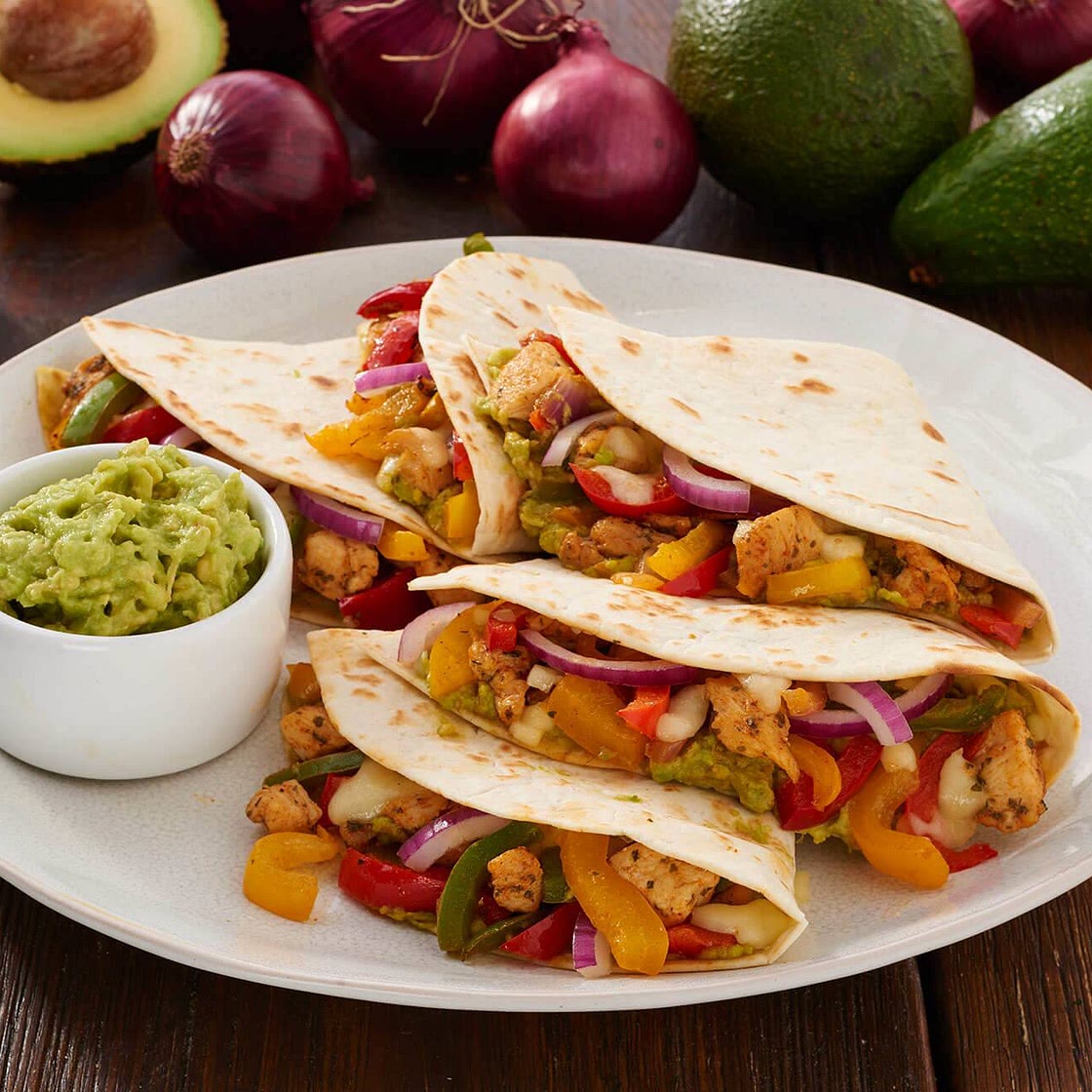 Quesadillas mit Hähnchen