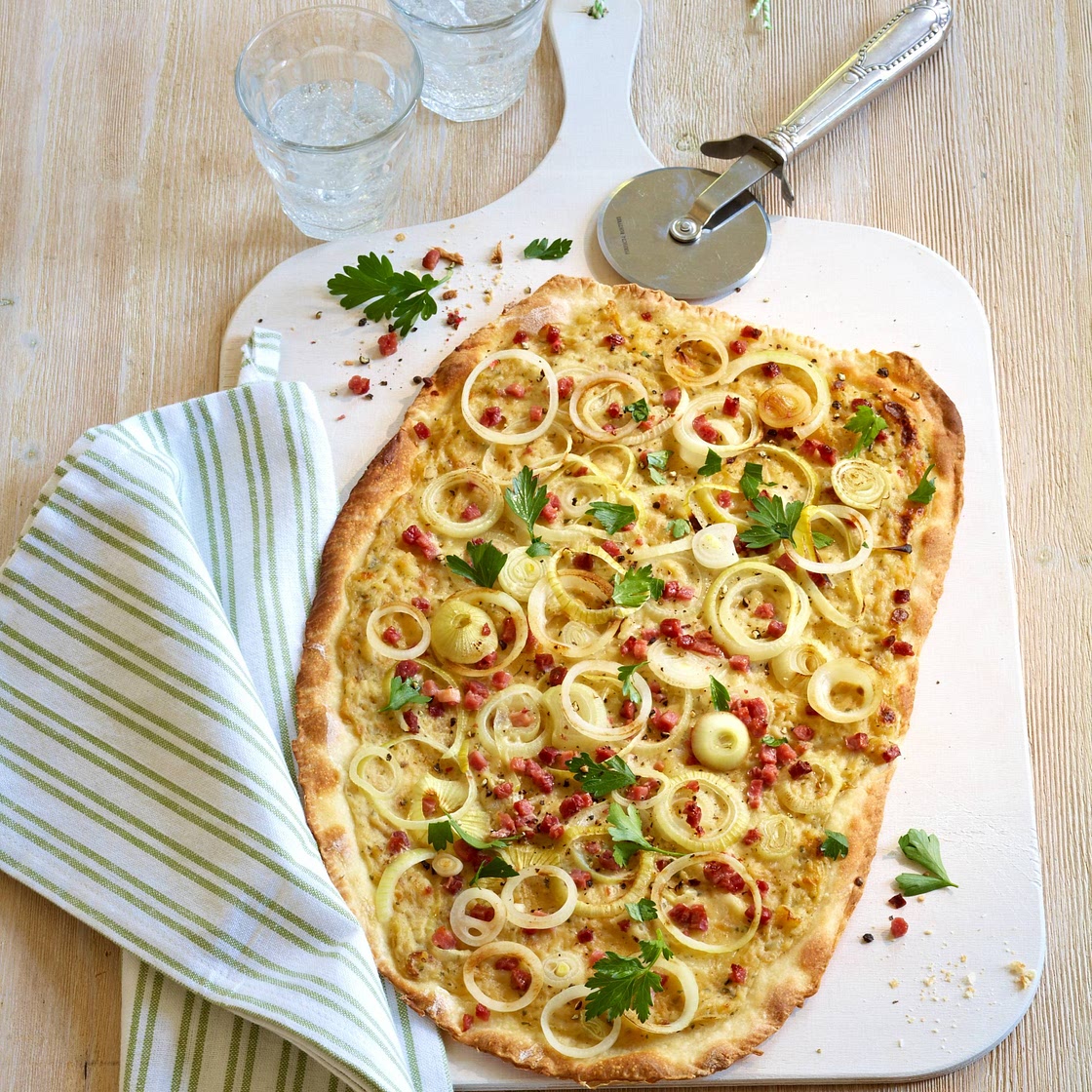 Flammkuchen Elsässer Art
