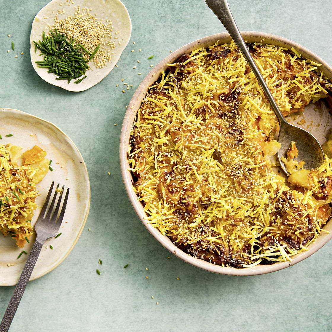 Veganer Kartoffelgratin