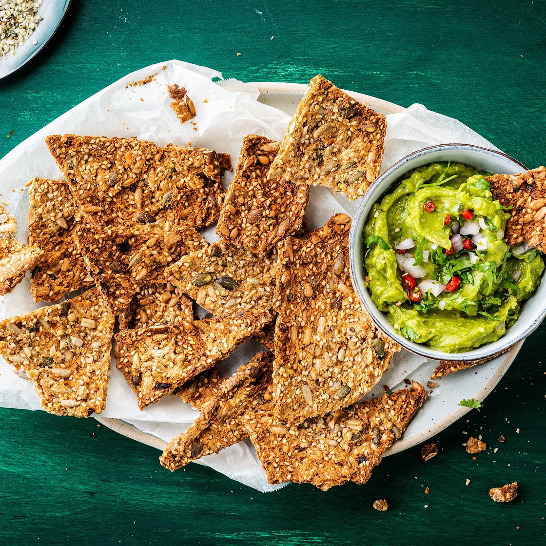 Veganes Knäckebrot mit Saaten