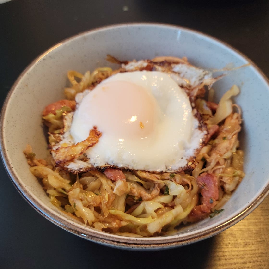 Cabbage rice bowl