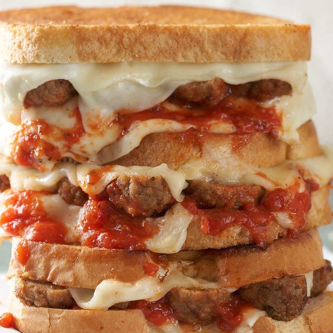 Upgrade Your Grilled Cheese: Meatball Grilled Cheese and Aloha Melts