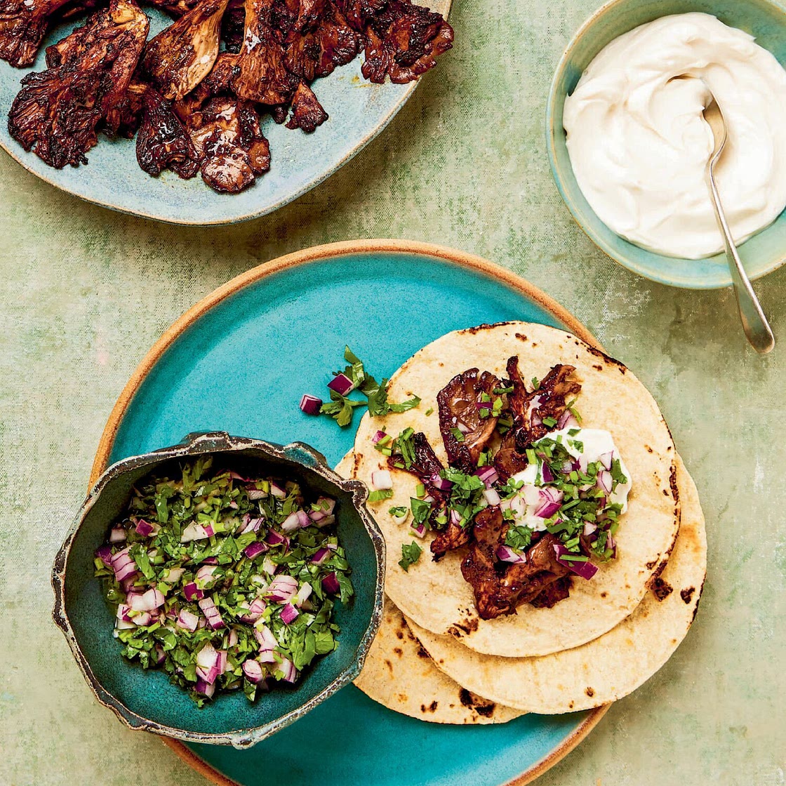 Oyster Mushroom Tacos