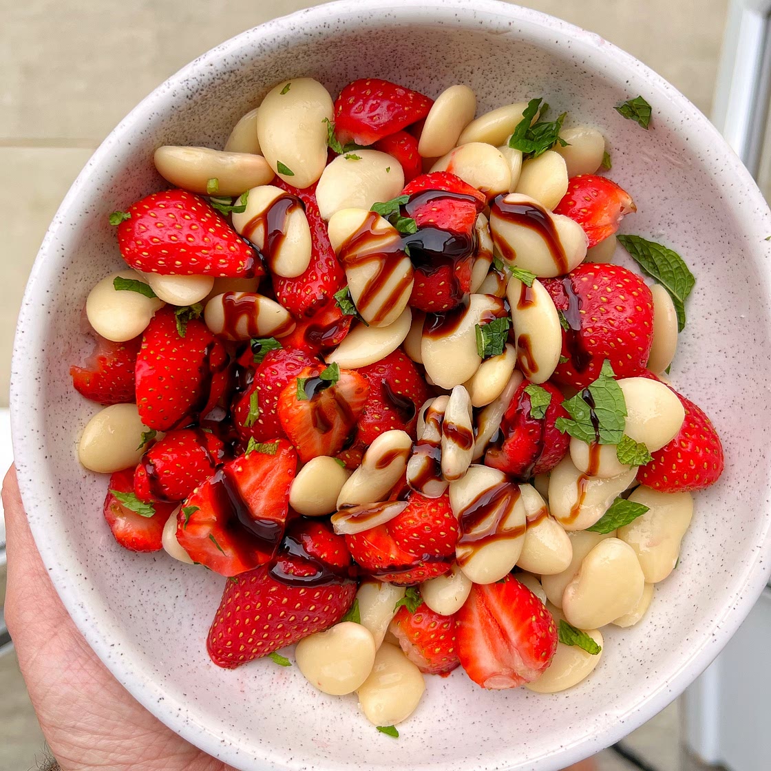 Strawberry & Butter Bean Salad