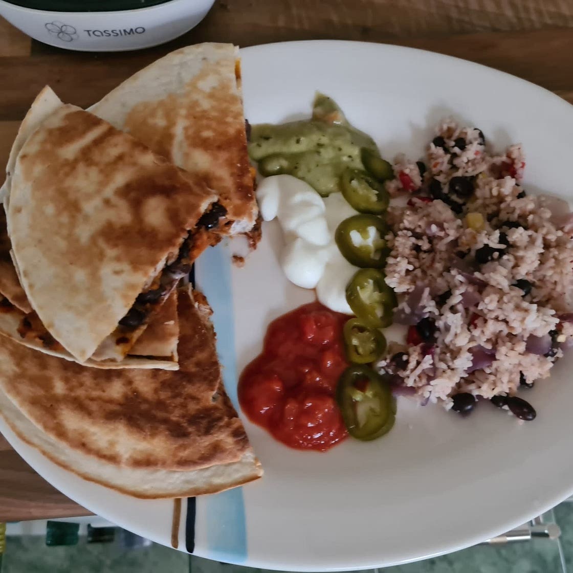Roasted Sweet Potato and Black Bean Quesadillas