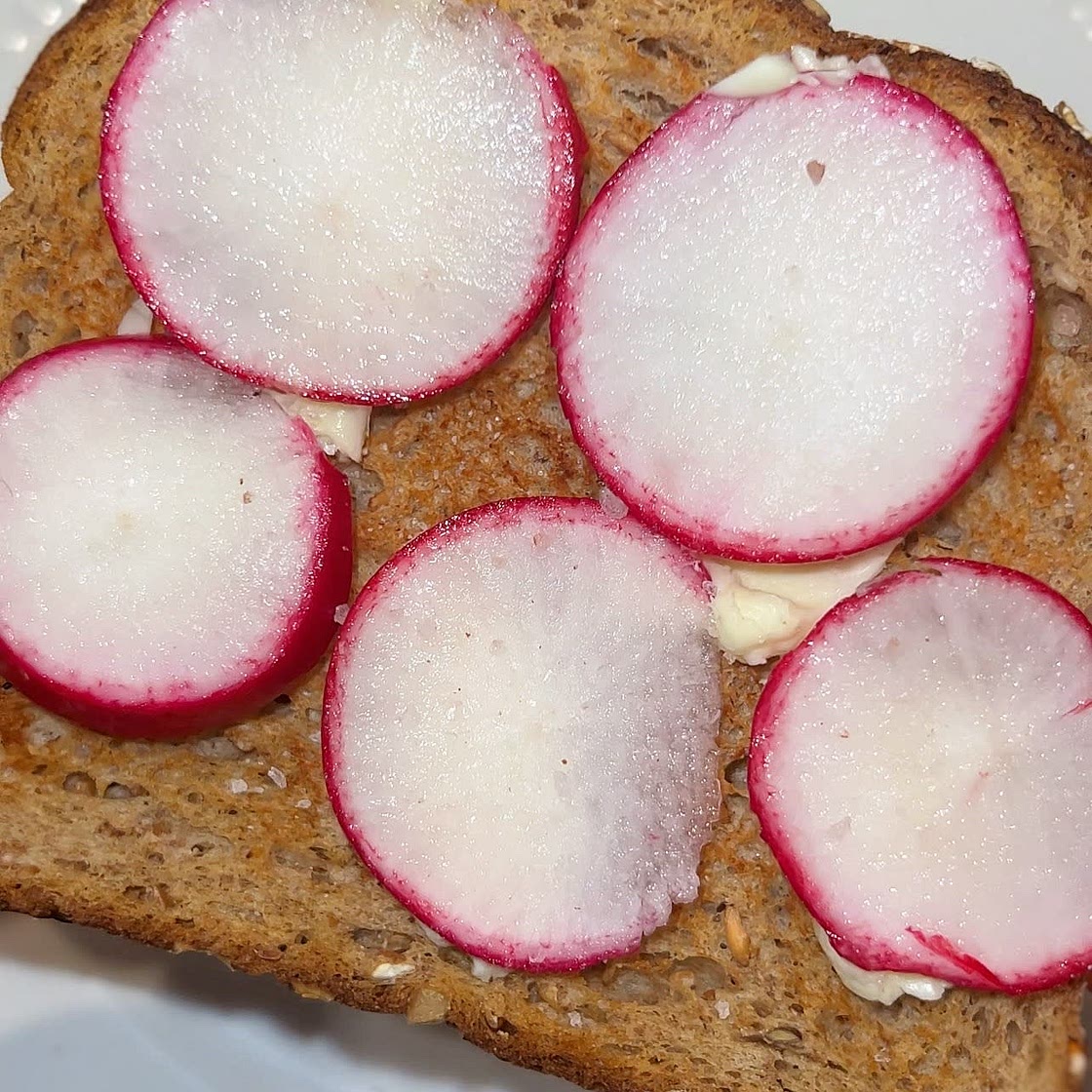 Radish Butter Toast 