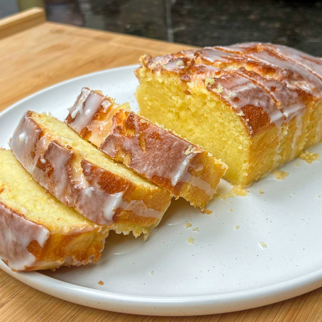 Air Fryer Lemon Pound Cake