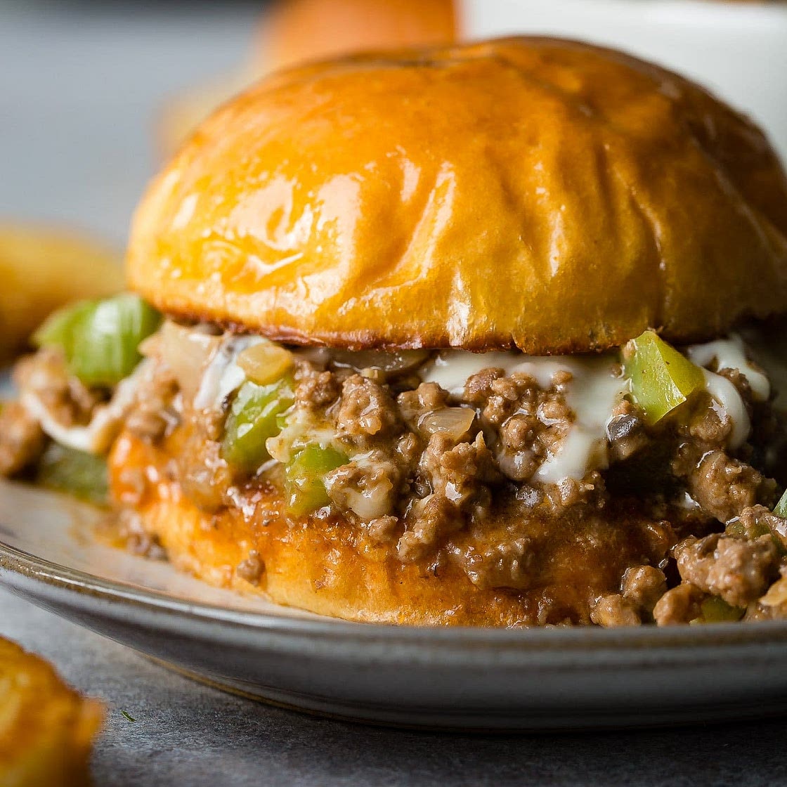 Philly Cheesesteak Sloppy Joes