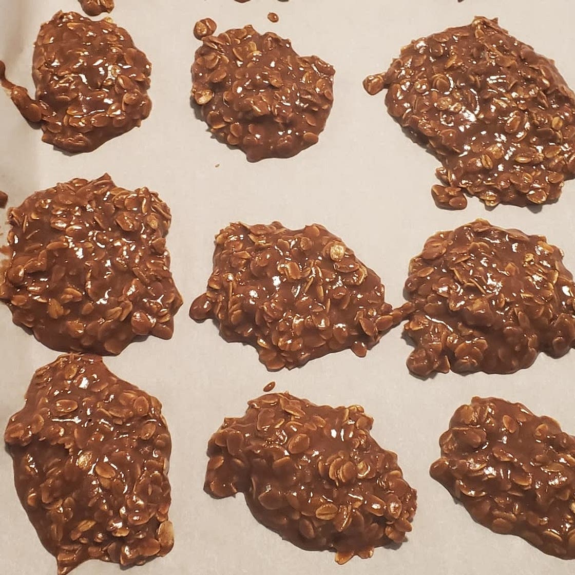 Peanut Butter-Chocolate No-Bake Cookies