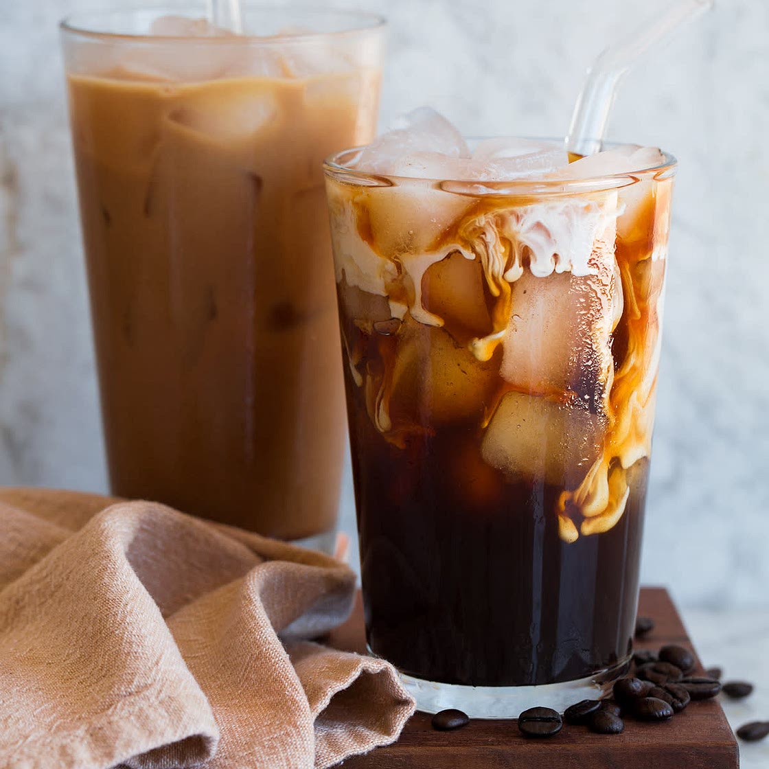 vanilla latte (P: 15g - Crane) (P: 7g - Carrefour)