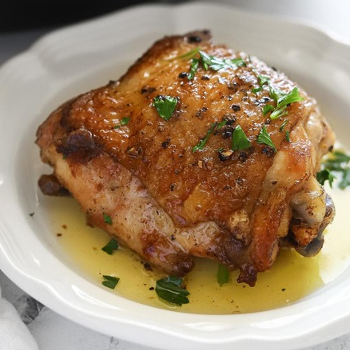 Garlic Butter Chicken Thighs Recipe