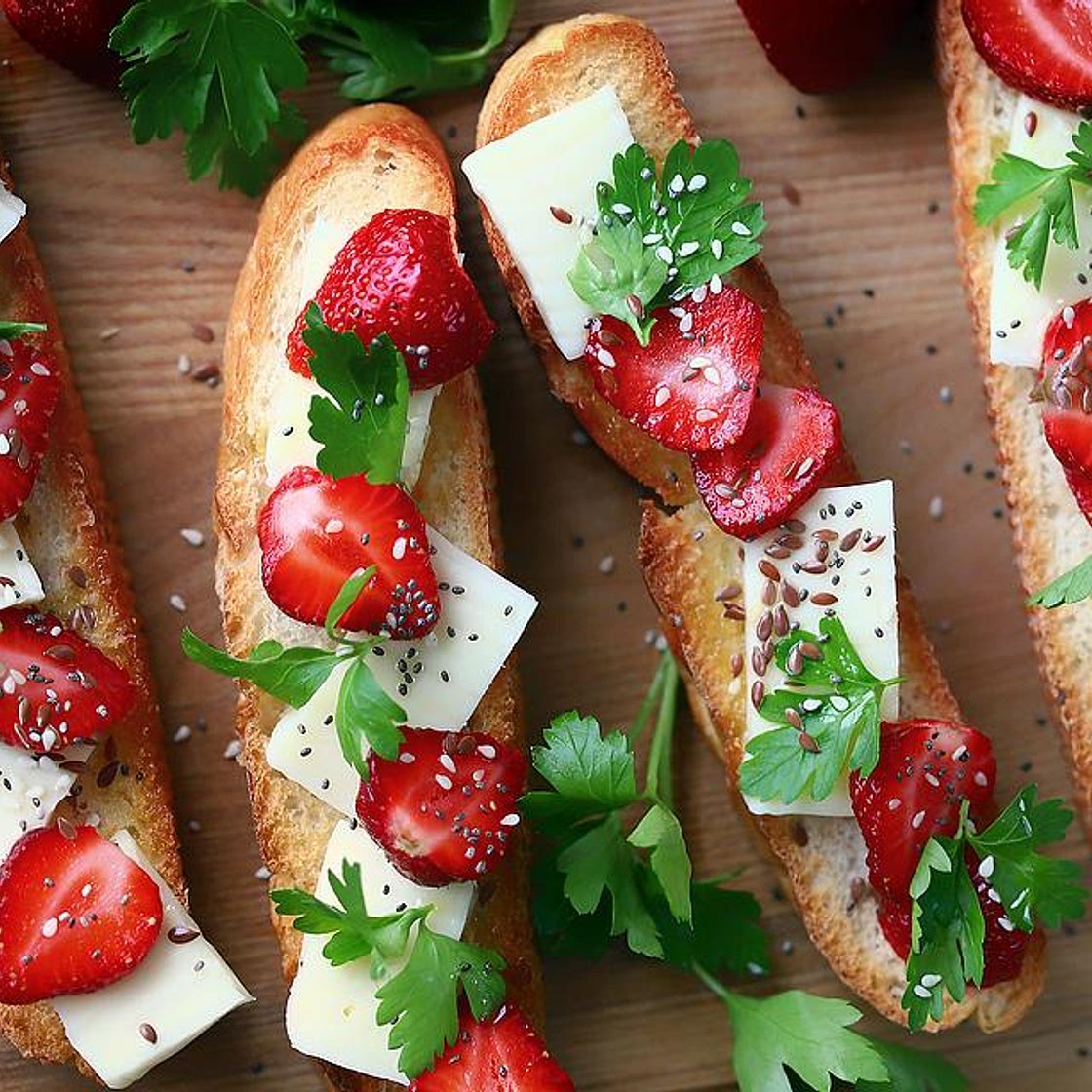 Summer Strawberry Bruschetta Recipe