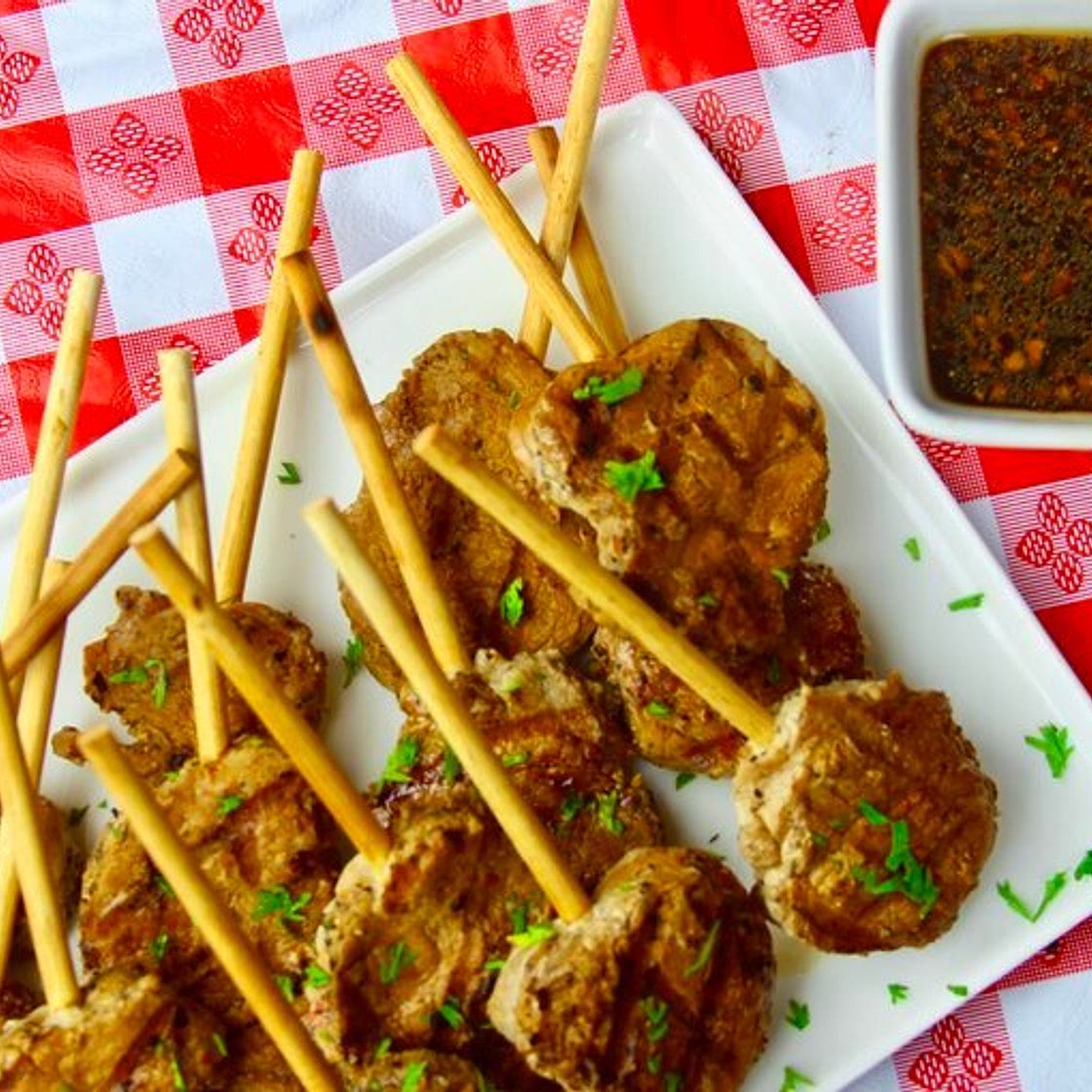 Grilled Pork Tenderloin Lollipops Recipe