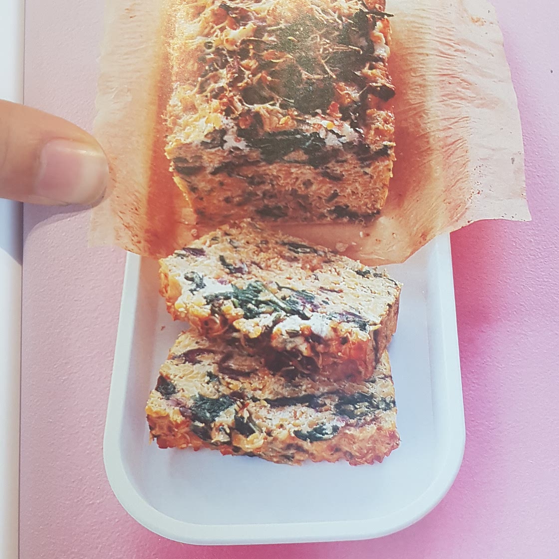Pavé ricotta, épinards, lentilles corail