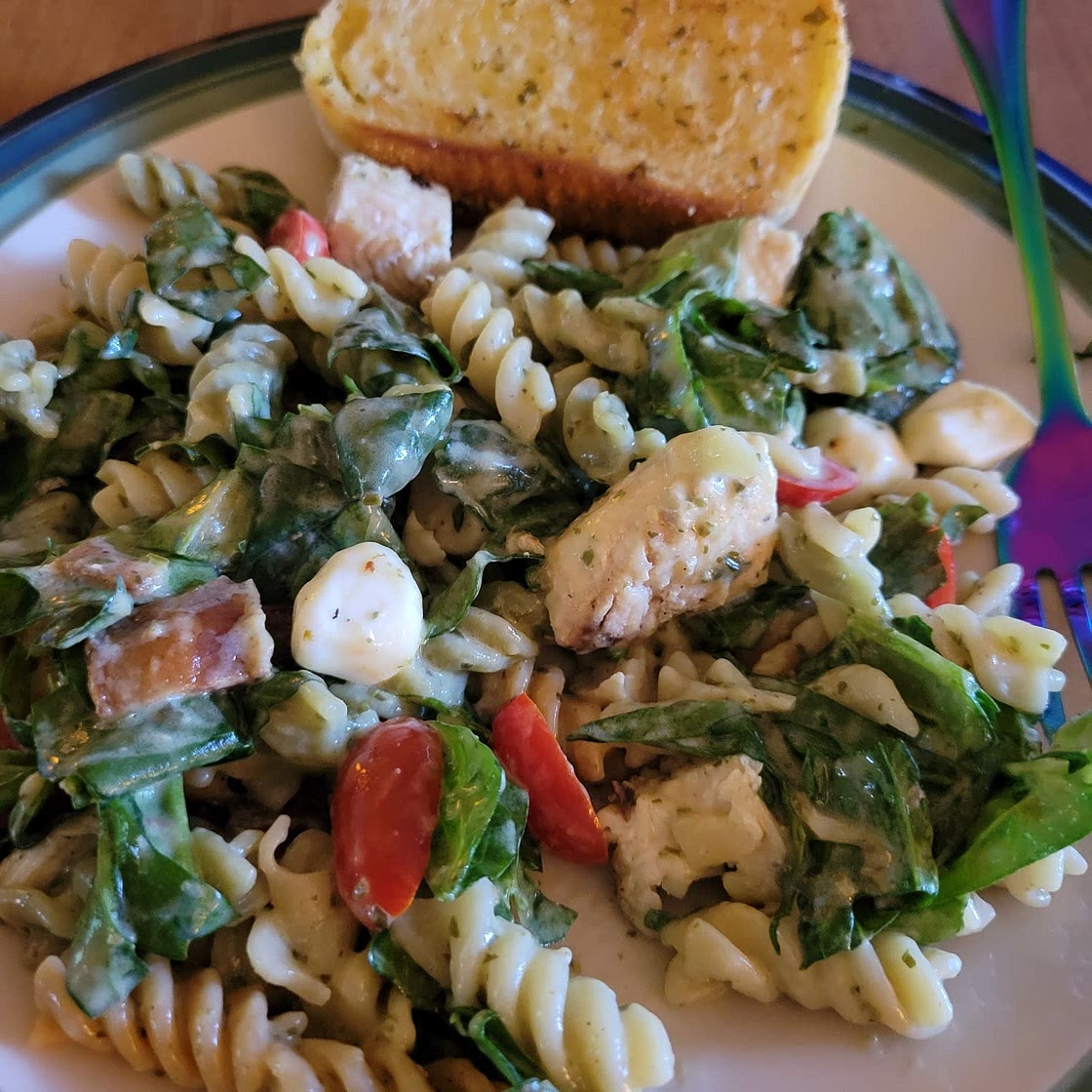 Chicken Pesto Pasta Salad