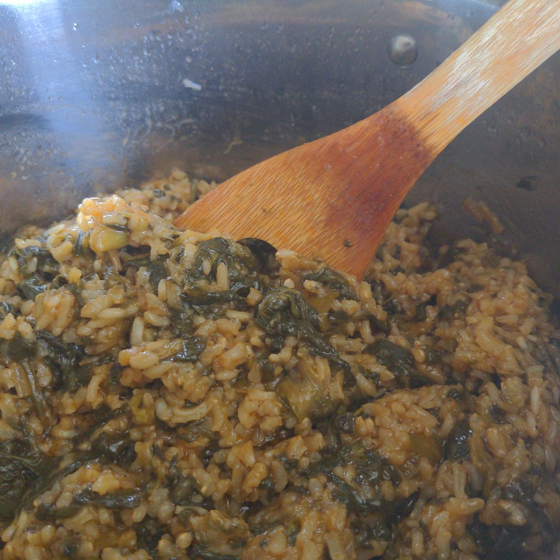 Spinach Rice (Spanakorizo)