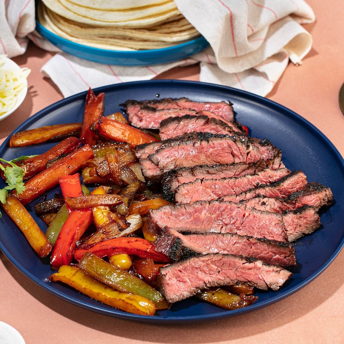 Grilled Skirt Steak Fajitas Recipe