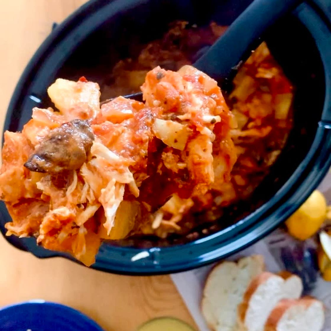 Crock Pot Chicken Cacciatore with Potatoes