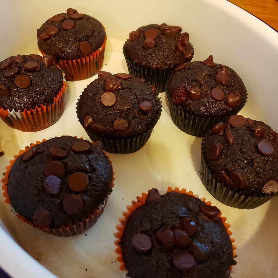 Chocolate Zucchini Muffins