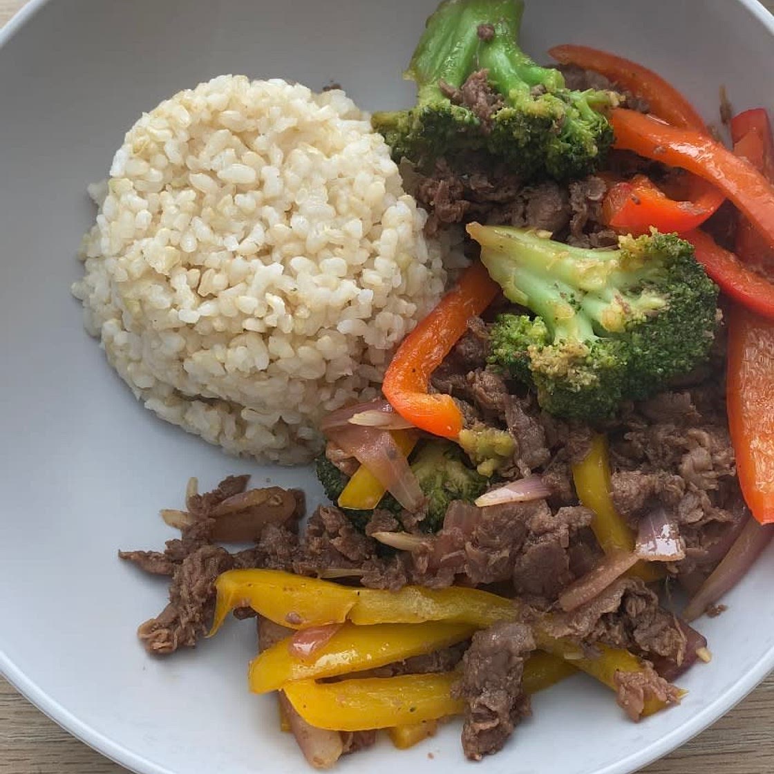 Steak Stir Fry with Peppers and Broccoli
