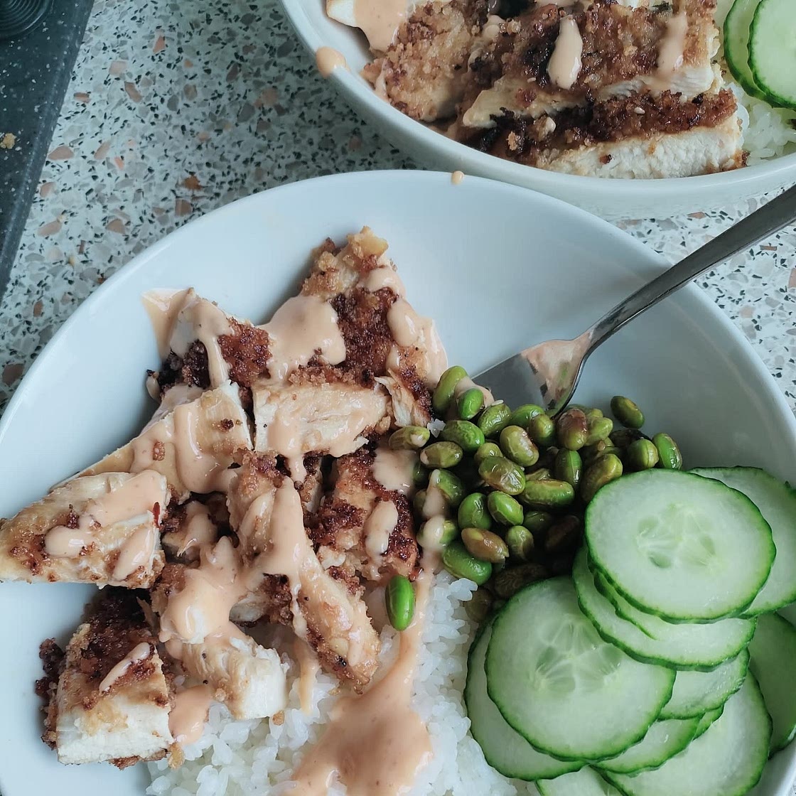 Crispy Chicken Katsu Bowls