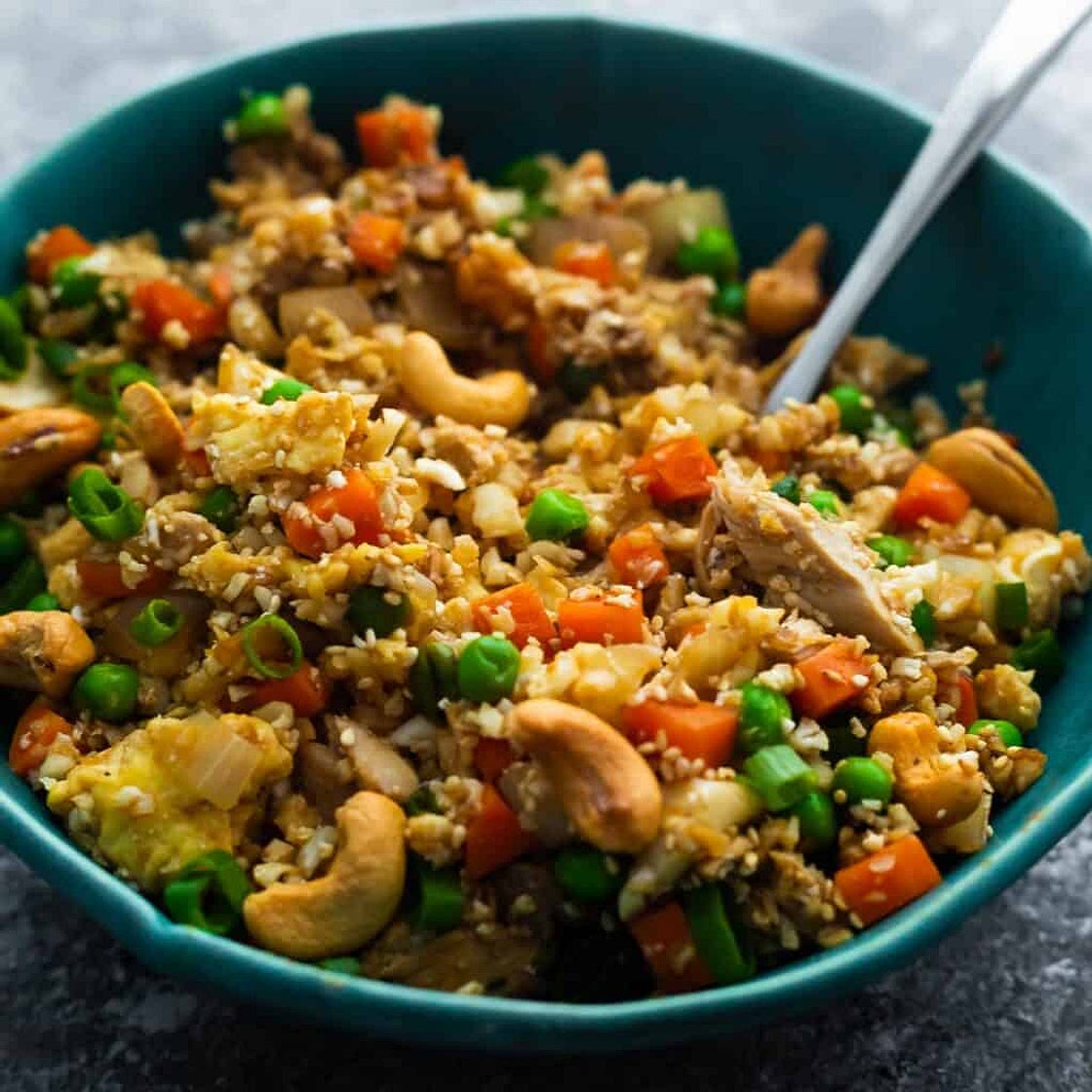 Cauliflower Fried Rice With Cashews