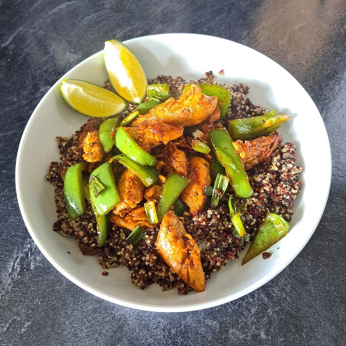 Low FODMAP Cilantro Lime Quinoa with Chicken