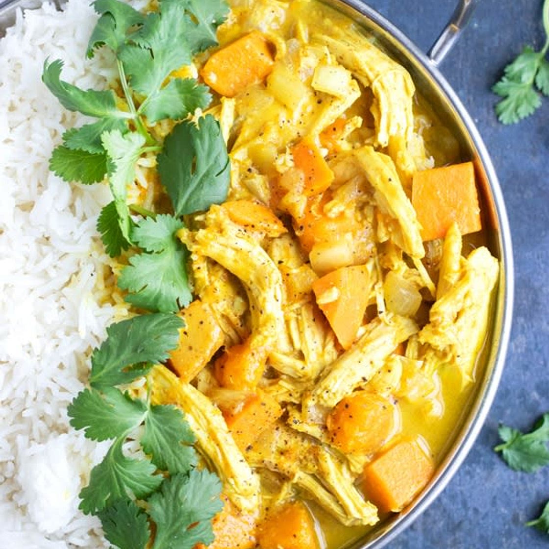 Slow Cooker Yellow Chicken Curry