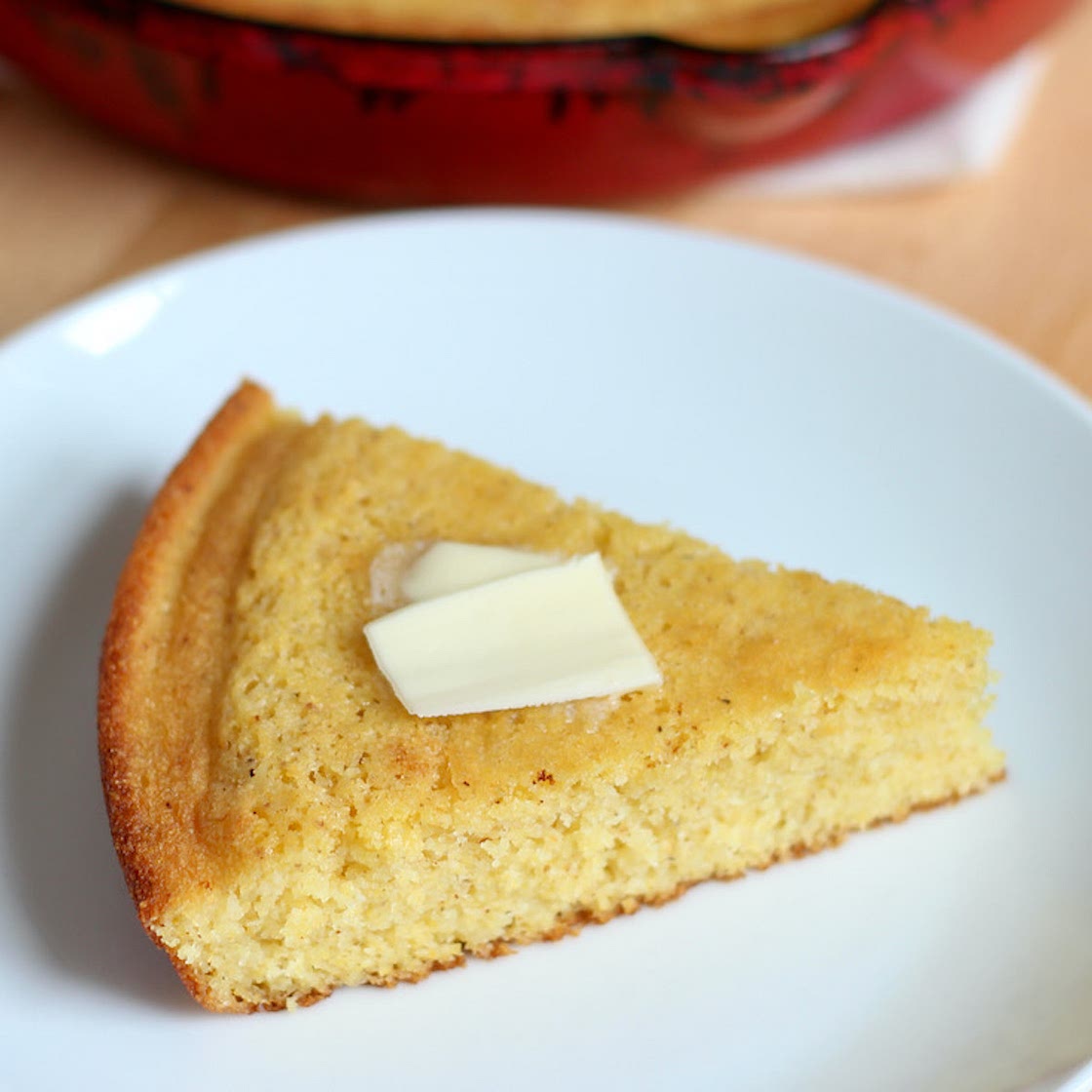 Cornbread in a Cast Iron Skillet