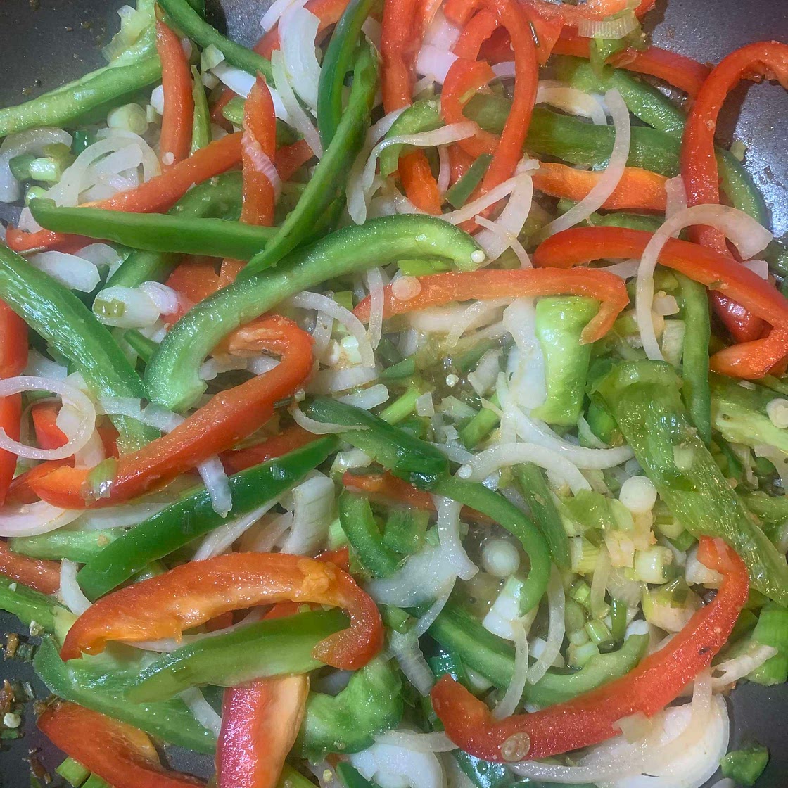 Vegetables sautée in vinegrette