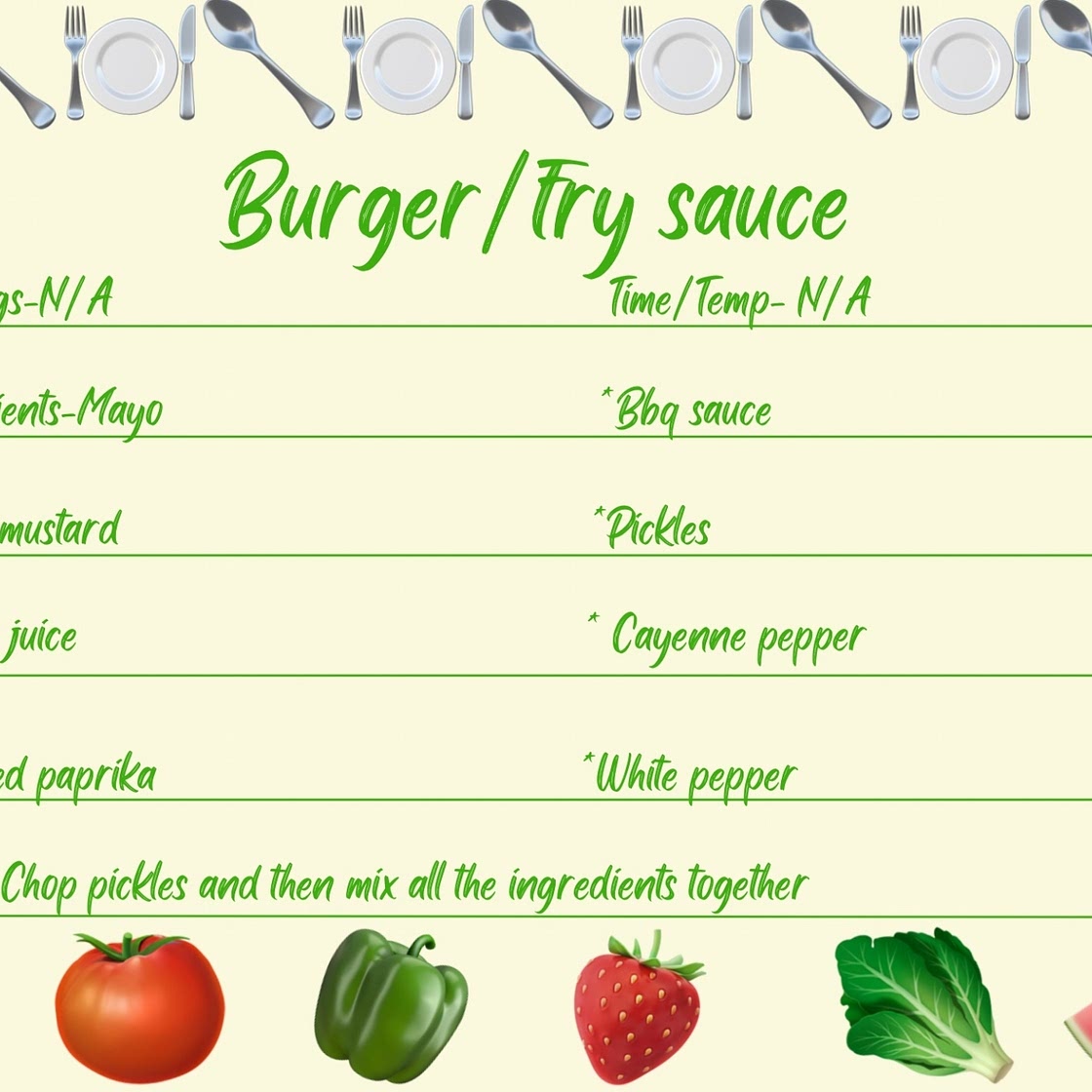 Special sauce 