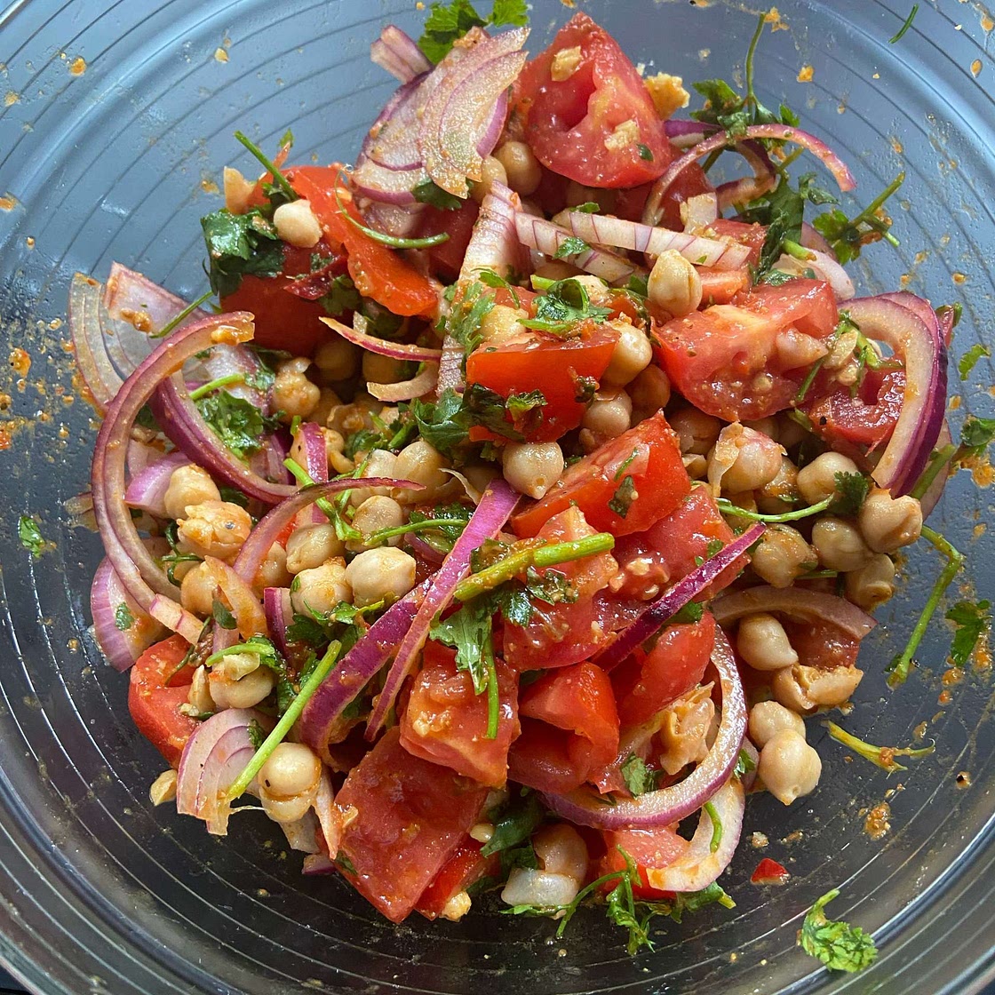 Chickpea salad