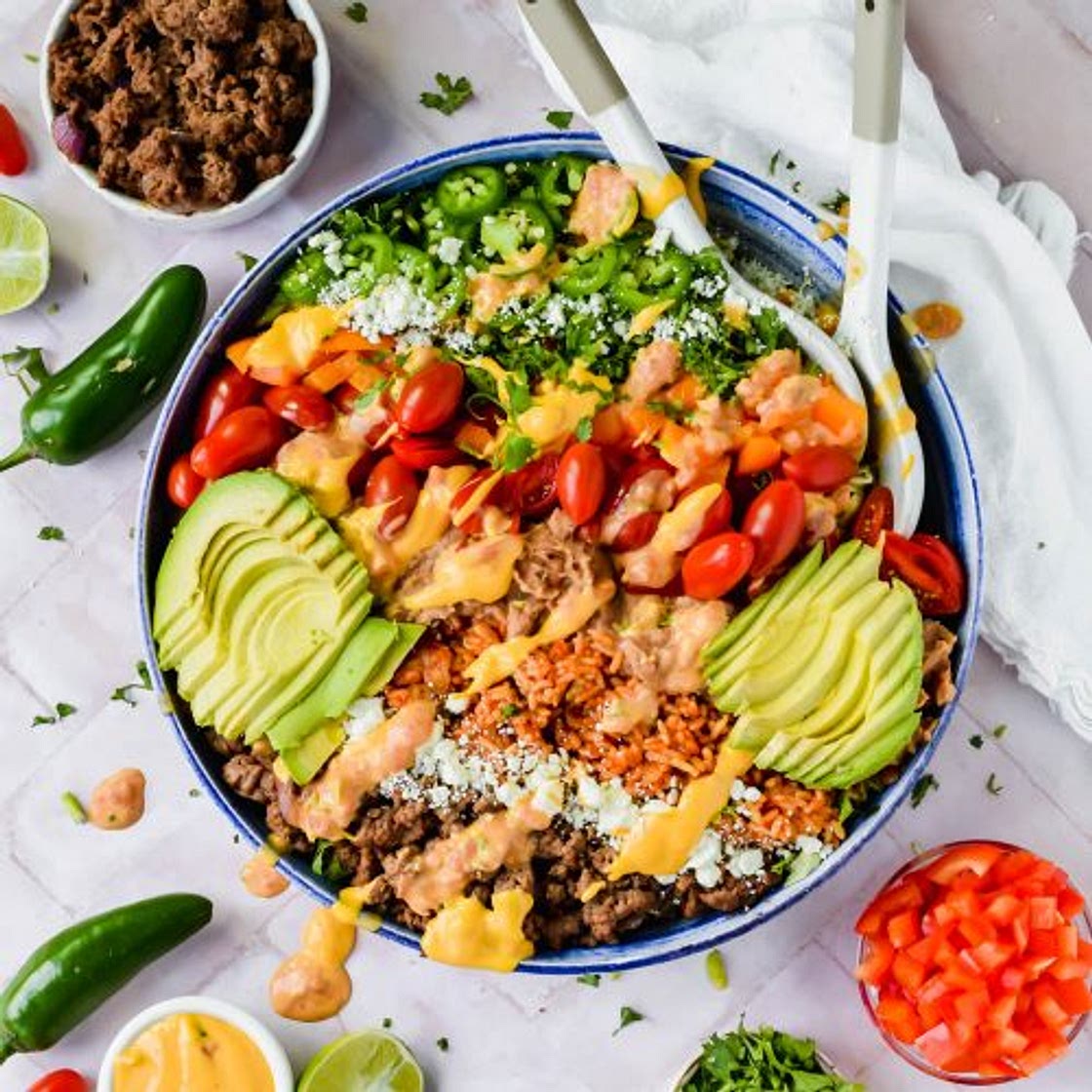 Healthy 7 Layer Salad
