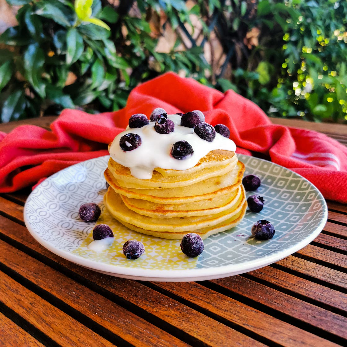 Pancakes végan a la banane