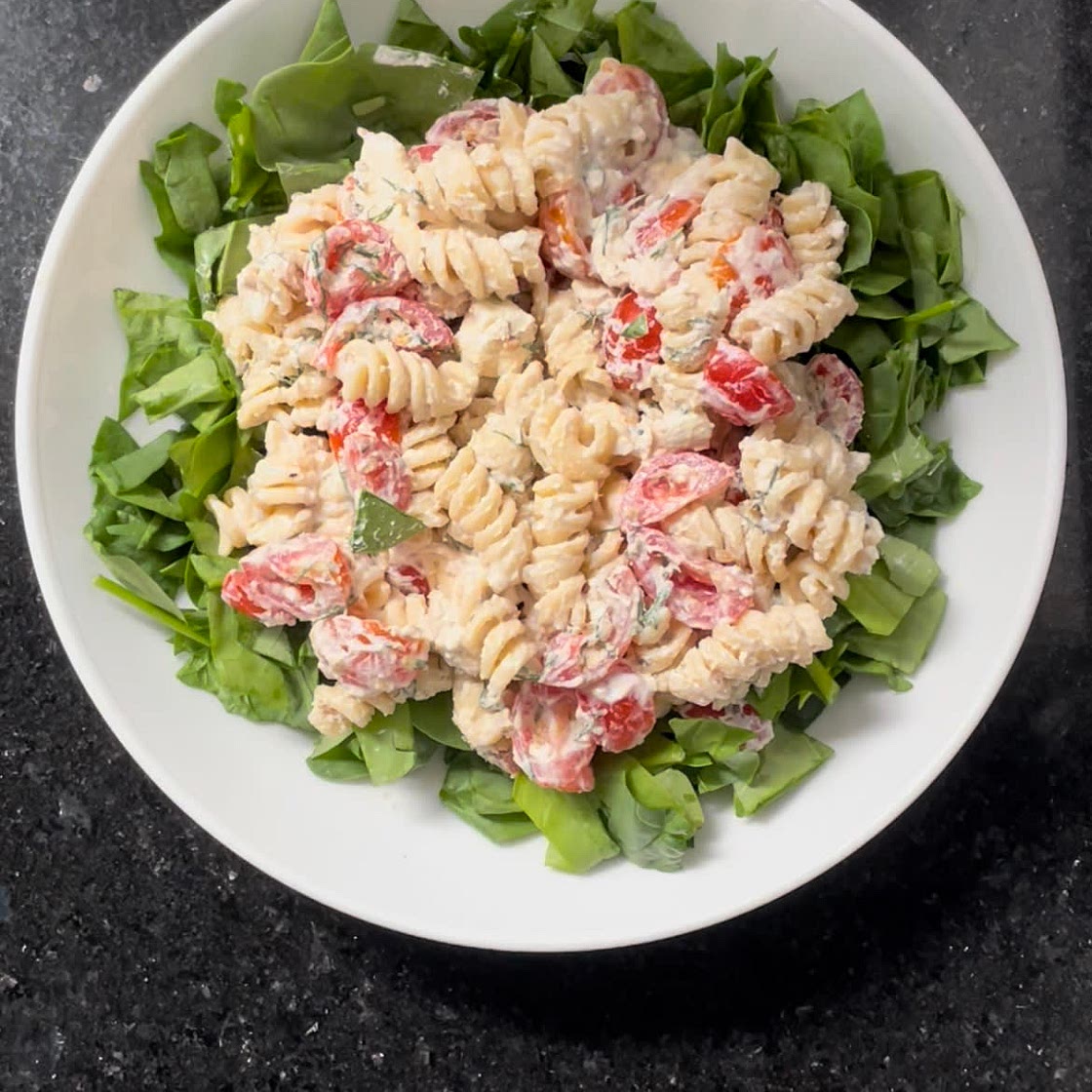 Creamy Greek Pasta Salad