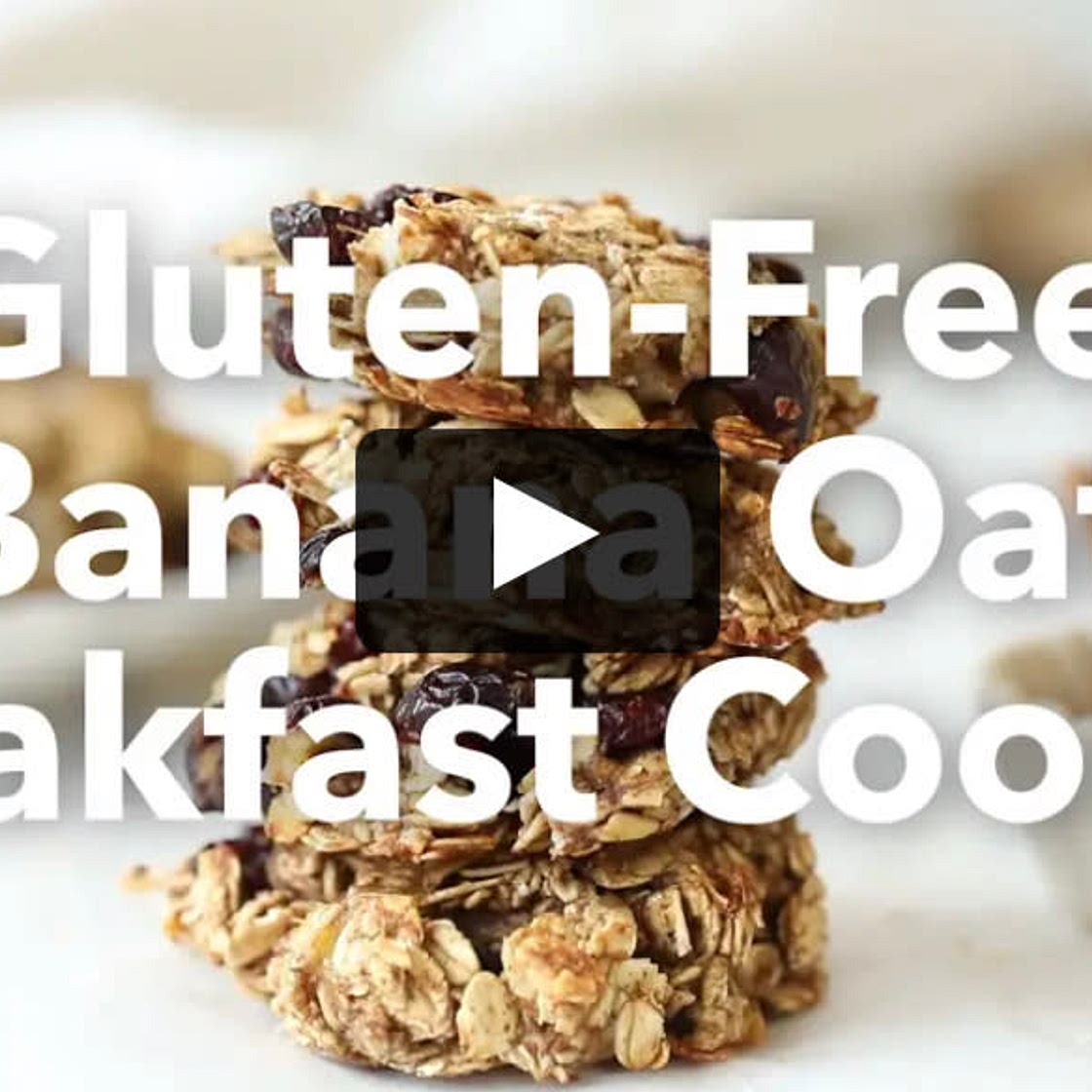Banana Oat Breakfast Cookies