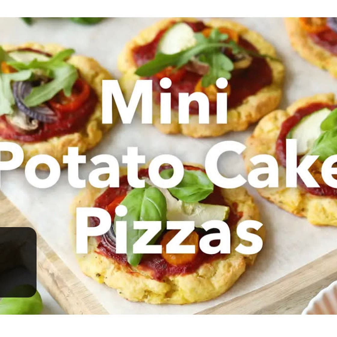 Mini Potato Cake Pizzas