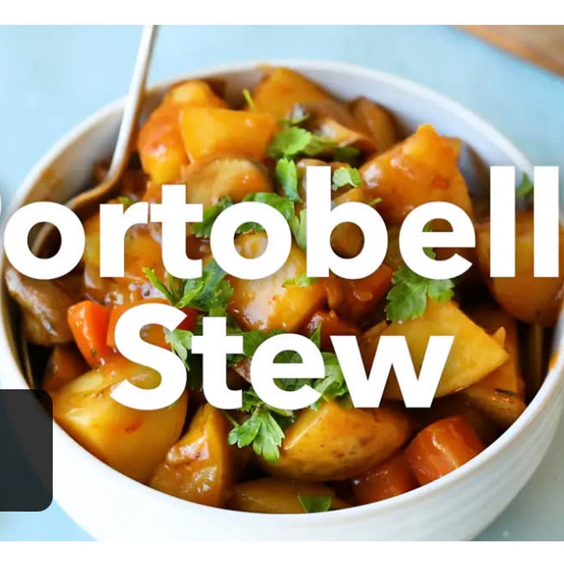 Portobello stew 