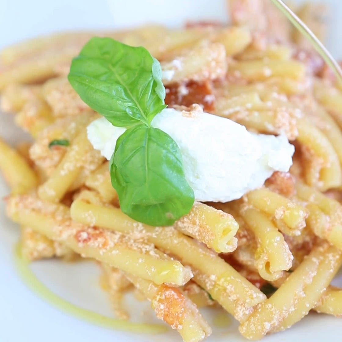 Pasta ricotta and tomato 🍅 