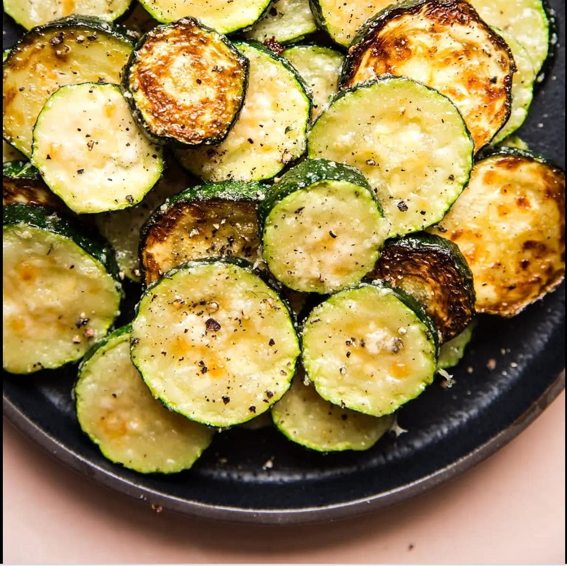 Roasted Parmesan Zucchini