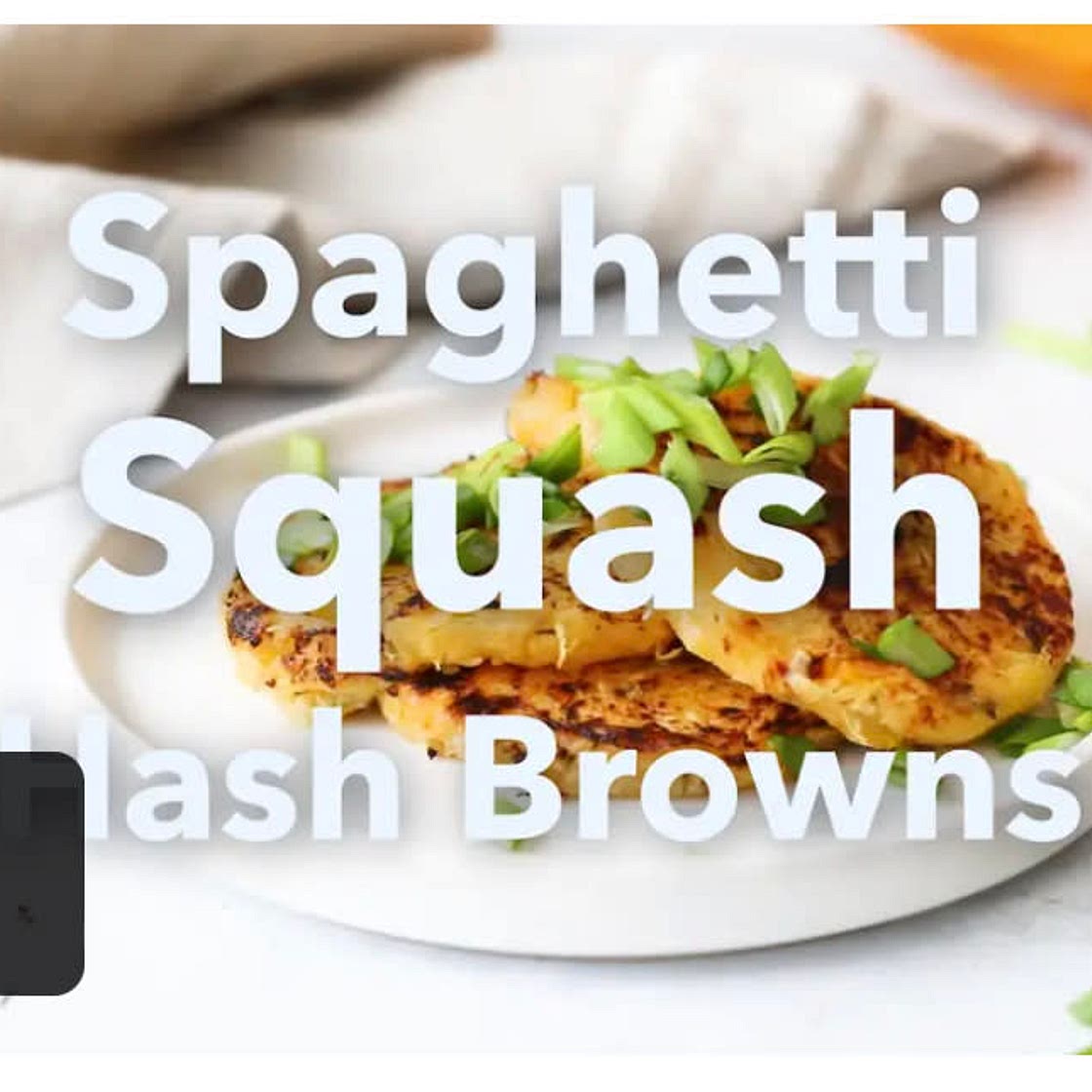 Spaghetti Squash Hash Browns