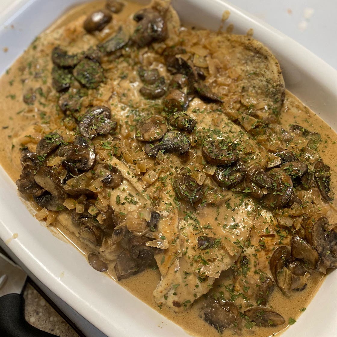 Creamy Chicken Marsala