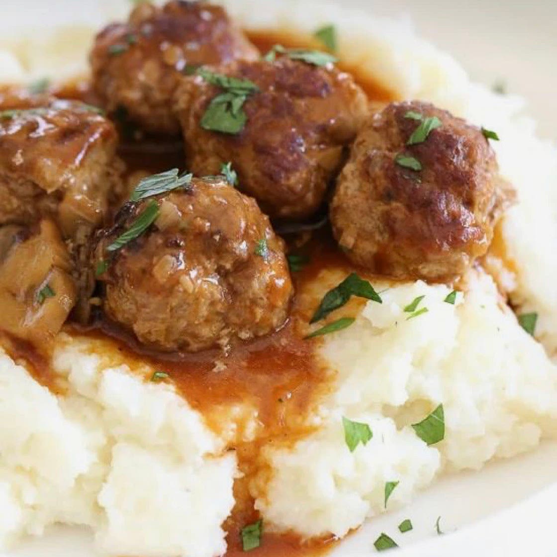 Salisbury Steak Meatballs 