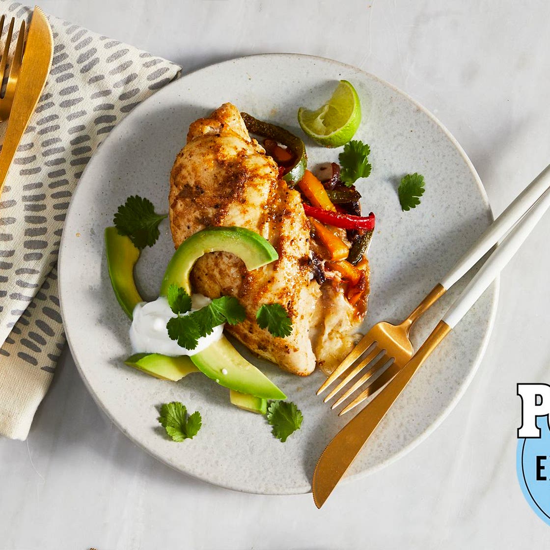 Fajita-Stuffed Chicken Breasts