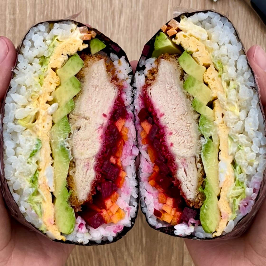 Katsu Onigirazu (Sushi Sandwich)