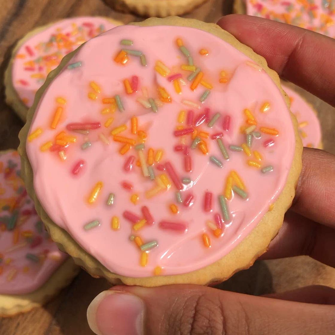 93cal sprinkle sugar cookies