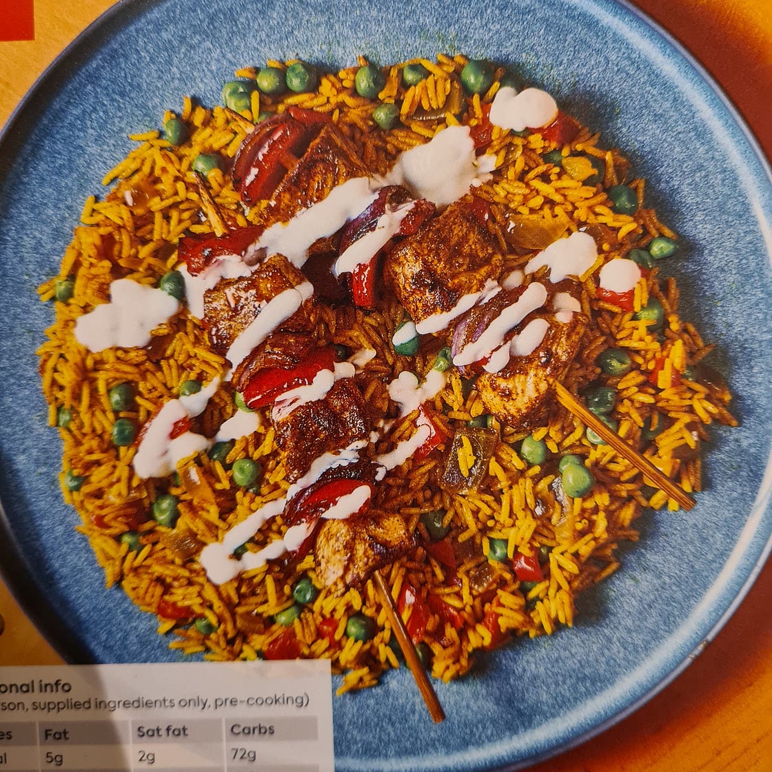 Baharat Chicken & Pepper Skewers with Spiced Rice
