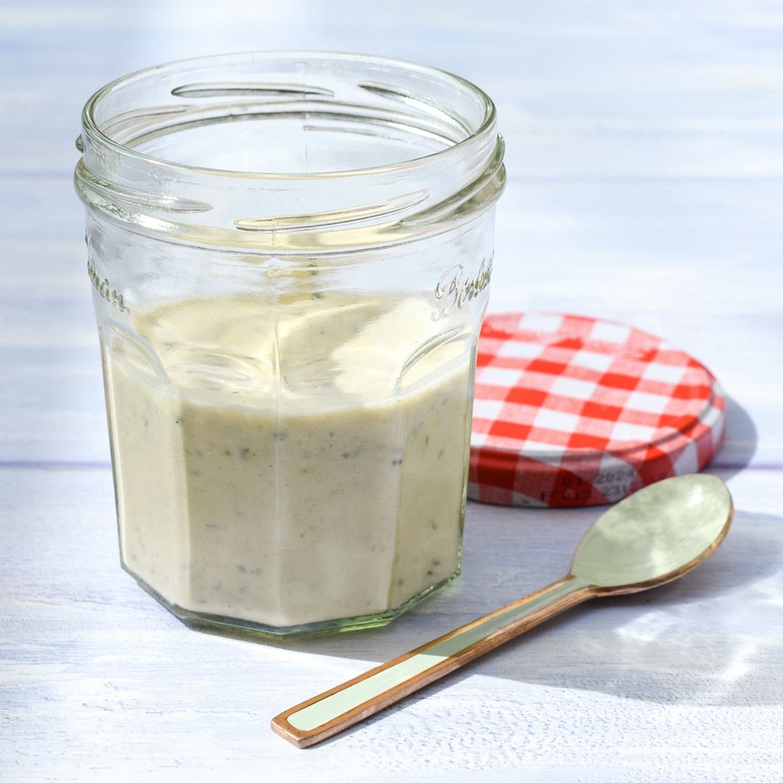 Creamy Vegan Tahini Salad Dressing