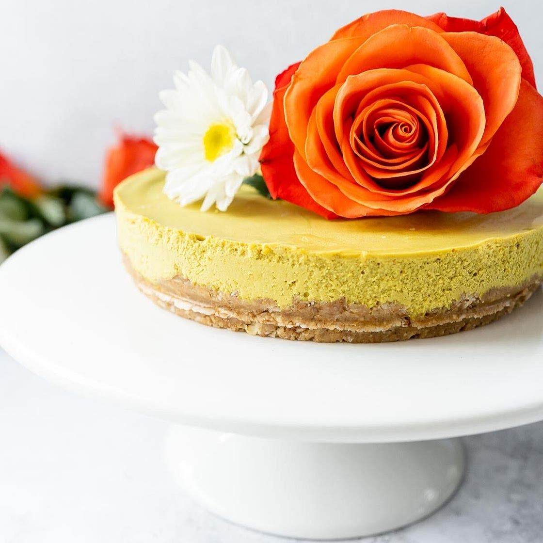 Vegan Golden Milk Cheesecake