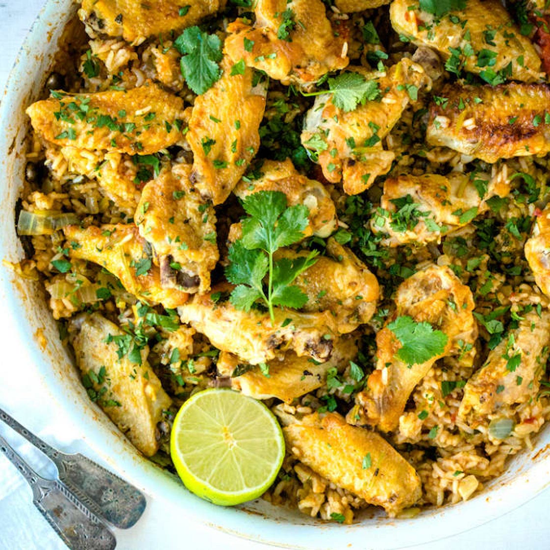 Chicken and Rice with Cumin and Cilantro